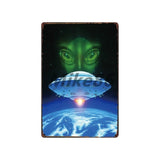 [ Mike86 ] Wanring AREA 51 I WANT TO BELIEVE UFO Aliens Metal Sign Wall Plaque Poster Custom Painting Room Decor Art LT-1695 - one46.com.au