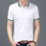 2019 New Fashion Brand Summer Polo Shirt Men Top Grade Slim Fit Short Sleeve Solid Color Boyfriend Gift Polos Casual Men Clothes - one46.com.au