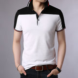 2019 New Fashion Brand Designer Polo Shirt Mens Solid Color Summer Slim Fit With Short Sleeve Top Grade Polo Casual Men Clothes - one46.com.au