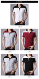 2019 New Fashion Brand Designer Polo Shirt Mens Solid Color Summer Slim Fit With Short Sleeve Top Grade Polo Casual Men Clothes - one46.com.au