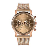 2019 Best Sell Watch Luxury Quartz Sport Military Stainless Steel Dial Leather Band Wrist Watch Dropshipping relogio feminino S7 - one46.com.au