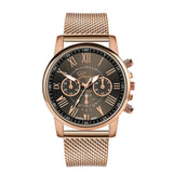 2019 Best Sell Watch Luxury Quartz Sport Military Stainless Steel Dial Leather Band Wrist Watch Dropshipping relogio feminino S7 - one46.com.au
