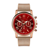 2019 Best Sell Watch Luxury Quartz Sport Military Stainless Steel Dial Leather Band Wrist Watch Dropshipping relogio feminino S7 - one46.com.au