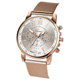 2019 Best Sell Watch Luxury Quartz Sport Military Stainless Steel Dial Leather Band Wrist Watch Dropshipping relogio feminino S7 - one46.com.au