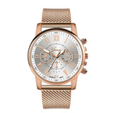 2019 Best Sell Watch Luxury Quartz Sport Military Stainless Steel Dial Leather Band Wrist Watch Dropshipping relogio feminino S7 - one46.com.au