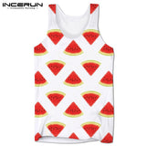 Summer Hawaiian Fruits Camisa HipHop Leisure Vest Men Tank Tops Sleeveless Floral Male Tee Tops Joggers Gyms Tank Tee Hombre - one46.com.au