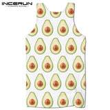 Summer Hawaiian Fruits Camisa HipHop Leisure Vest Men Tank Tops Sleeveless Floral Male Tee Tops Joggers Gyms Tank Tee Hombre - one46.com.au