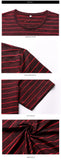 2019 New Fashion Brand T Shirt Mens Striped Summer Street Wear Tops Trends O Neck Top Grade Short Sleeve Tshirts Men Clothes - one46.com.au