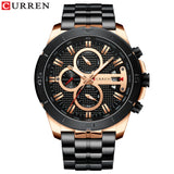 Stainless Steel Business Quartz Men Watch Top Brand Luxury Chronograph  Watches CURREN Wristwatches Men Clock Relogio Masculino - one46.com.au