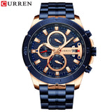 Stainless Steel Business Quartz Men Watch Top Brand Luxury Chronograph  Watches CURREN Wristwatches Men Clock Relogio Masculino - one46.com.au