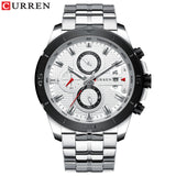 Stainless Steel Business Quartz Men Watch Top Brand Luxury Chronograph  Watches CURREN Wristwatches Men Clock Relogio Masculino - one46.com.au