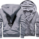 Son of Odin Viking hooded jackets warm Men long sleeve zipper thicken Clothes sweatshirts Vikings Odin man's tracksuits 2019 - one46.com.au