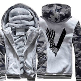 Son of Odin Viking hooded jackets warm Men long sleeve zipper thicken Clothes sweatshirts Vikings Odin man's tracksuits 2019 - one46.com.au