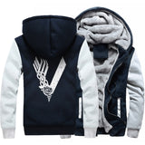 Son of Odin Viking hooded jackets warm Men long sleeve zipper thicken Clothes sweatshirts Vikings Odin man's tracksuits 2019 - one46.com.au