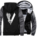 Son of Odin Viking hooded jackets warm Men long sleeve zipper thicken Clothes sweatshirts Vikings Odin man's tracksuits 2019 - one46.com.au