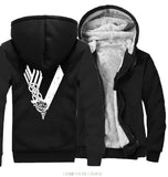 Son of Odin Viking hooded jackets warm Men long sleeve zipper thicken Clothes sweatshirts Vikings Odin man's tracksuits 2019 - one46.com.au