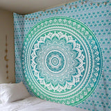 India Mandala Tapestry Wall Hanging Macrame Wall Cloth Tapestries Psychedelic Hippie Night Sky Moon Tapestry Mandala Wall Carpet - one46.com.au