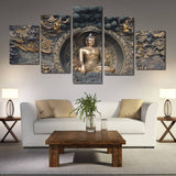 11053 Black Gold Exquisite Body Buddha Statue Frameles Painting Decoration Art Canvas Modern Home Decoration Painting - one46.com.au