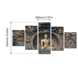 11053 Black Gold Exquisite Body Buddha Statue Frameles Painting Decoration Art Canvas Modern Home Decoration Painting - one46.com.au