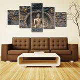 11053 Black Gold Exquisite Body Buddha Statue Frameles Painting Decoration Art Canvas Modern Home Decoration Painting - one46.com.au