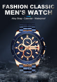 Stainless Steel Business Quartz Men Watch Top Brand Luxury Chronograph  Watches CURREN Wristwatches Men Clock Relogio Masculino - one46.com.au