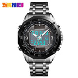 Sport Watches Men's Solar Led Digital Quartz Watch Men Clock Full Steel Waterproof Wrist Watch relojes hombre 2019 SKMEI - one46.com.au