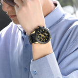 Stainless Steel Quartz Luxury Brand  Watches Men Chronograph Wristwatch Sporty  Clock Male Casual Business Quartz  CURREN Watch - one46.com.au