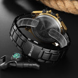 Stainless Steel Quartz Luxury Brand  Watches Men Chronograph Wristwatch Sporty  Clock Male Casual Business Quartz  CURREN Watch - one46.com.au