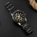 Stainless Steel Quartz Luxury Brand  Watches Men Chronograph Wristwatch Sporty  Clock Male Casual Business Quartz  CURREN Watch - one46.com.au