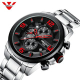 NIBOSI Relogio Masculino Mens Watches Top Brand Luxury Men Watch Military Sport Wristwatch Wristwatch Big Dial Quartz Watch Men - one46.com.au