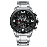 NIBOSI Relogio Masculino Mens Watches Top Brand Luxury Men Watch Military Sport Wristwatch Wristwatch Big Dial Quartz Watch Men - one46.com.au