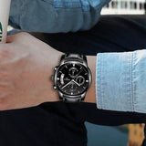NIBOSI Luxury Brand Men Fashion Sport Watches Men's Quartz Men Watches Analog Clock Man Full Steel Wrist Watch Relogio Masculino - one46.com.au