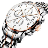 NIBOSI Luxury Brand Men Fashion Sport Watches Men's Quartz Men Watches Analog Clock Man Full Steel Wrist Watch Relogio Masculino - one46.com.au