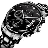NIBOSI Luxury Brand Men Fashion Sport Watches Men's Quartz Men Watches Analog Clock Man Full Steel Wrist Watch Relogio Masculino - one46.com.au