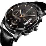 NIBOSI Luxury Brand Men Fashion Sport Watches Men's Quartz Men Watches Analog Clock Man Full Steel Wrist Watch Relogio Masculino - one46.com.au