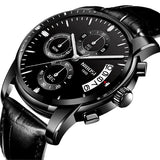 NIBOSI Luxury Brand Men Fashion Sport Watches Men's Quartz Men Watches Analog Clock Man Full Steel Wrist Watch Relogio Masculino - one46.com.au