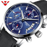 NIBOSI Mens Watches Top Brand Luxury Men's Military Sports Watch Casual Leather Waterproof Quartz Watch Gift Relogio Masculino - one46.com.au