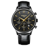 NIBOSI Luxury Brand Men Watches Chronograph Men Sports Clock Watches Waterproof Full Steel Quartz Men's Watch Relogio Masculino - one46.com.au