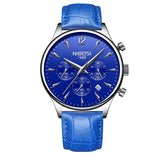 NIBOSI Luxury Brand Men Watches Chronograph Men Sports Clock Watches Waterproof Full Steel Quartz Men's Watch Relogio Masculino - one46.com.au