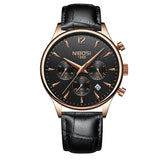 NIBOSI Luxury Brand Men Watches Chronograph Men Sports Clock Watches Waterproof Full Steel Quartz Men's Watch Relogio Masculino - one46.com.au