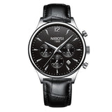 NIBOSI Luxury Brand Men Watches Chronograph Men Sports Clock Watches Waterproof Full Steel Quartz Men's Watch Relogio Masculino - one46.com.au