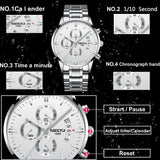 NIBOSI Mens Watches Top Brand Luxury Leather Army Quartz Watch Men Date Sport Clock Men Creative Chronograph Relogio Masculino - one46.com.au