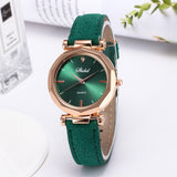 Best Selling Geneva Women Watches Leather Casual Watch Luxury Classic Stainless Steel  Analog Quartz Crystal Wrist watch 2019 S7 - one46.com.au