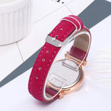 Best Selling Geneva Women Watches Leather Casual Watch Luxury Classic Stainless Steel  Analog Quartz Crystal Wrist watch 2019 S7 - one46.com.au