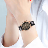 GENEVA Leather Quartz Watch Women Ladies Fashion Bracelet Wrist Watch Wristwatches Clock relogio feminino masculino reloj mujer - one46.com.au