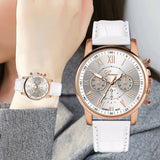 GENEVA Leather Quartz Watch Women Ladies Fashion Bracelet Wrist Watch Wristwatches Clock relogio feminino masculino reloj mujer - one46.com.au