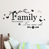 Wall Stickers For Kids Rooms Home Decor Wall Decals DIY Art Mural Letter Printed PVC Wall Sticker Waterproof Self-adhesive Decal - one46.com.au