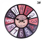 Wall Clock 3D Round Retro Quartz Hanging Clock for Pub Home Decor 2019ing - one46.com.au