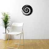DIY Piano Acrylic Mirror Wall Clock Modern Home Decor Living Room Wall Sticker Clocks E2S - one46.com.au