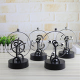 Desktop Decor Electromagnetic Pendulum Figurines Perpetual Instrument Model Figurine Home Decoration Newton Cradle Crafts - one46.com.au